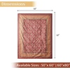image:imageMaison d Hermine Throw Blanket for Couch Lightweight Soft Warm Breathable Cotton Throw Blankets for Bed Girls Boys Women Men Gifts Sofa Living Room Spring Summer Winter Mornings 50 X 60005  Surya  Barn Red