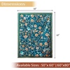 image:imageMaison d Hermine Throw Blanket for Couch Lightweight Soft Warm Breathable Cotton Throw Blankets for Bed Girls Boys Women Men Gifts Sofa Living Room Spring Summer Winter Mornings 50 X 60016  Luxury Loft  Dark Teal
