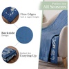 image:imageMaison d Hermine Throw Blanket for Couch Lightweight Soft Warm Breathable Cotton Throw Blankets for Bed Girls Boys Women Men Gifts Sofa Living Room Spring Summer Winter Mornings 50 X 60028  Feuillage  Air Force Blue