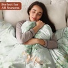 image:imageMaison d Hermine Throw Blanket for Couch Lightweight Soft Warm Breathable Cotton Throw Blankets for Bed Girls Boys Women Men Gifts Sofa Living Room Spring Summer Winter Mornings 50 X 60045  Winter Mornings