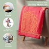 image:imageMaison d Hermine Throw Blanket for Couch Lightweight Soft Warm Breathable Cotton Throw Blankets for Bed Girls Boys Women Men Gifts Sofa Living Room Spring Summer Winter Mornings 50 X 60017  Versailles