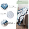 image:imageMaison d Hermine Throw Blanket for Couch Lightweight Soft Warm Breathable Cotton Throw Blankets for Bed Girls Boys Women Men Gifts Sofa Living Room Spring Summer Winter Mornings 50 X 60004  Bonobo  Blue