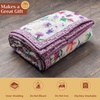 image:imageMaison d Hermine Throw Blanket for Couch Lightweight Soft Warm Breathable Cotton Throw Blankets for Bed Girls Boys Women Men Gifts Sofa Living Room Spring Summer Winter Mornings 50 X 60041  Chardon