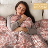 image:imageMaison d Hermine Throw Blanket for Couch Lightweight Soft Warm Breathable Cotton Throw Blankets for Bed Girls Boys Women Men Gifts Sofa Living Room Spring Summer Winter Mornings 50 X 60007  Cachemire