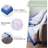 image:imageMaison d Hermine Throw Blanket for Couch Lightweight Soft Warm Breathable Cotton Throw Blankets for Bed Girls Boys Women Men Gifts Sofa Living Room Spring Summer Winter Mornings 50 X 60022  Indian Floral