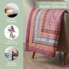 image:imageMaison d Hermine Throw Blanket for Couch Lightweight Soft Warm Breathable Cotton Throw Blankets for Bed Girls Boys Women Men Gifts Sofa Living Room Spring Summer Winter Mornings 50 X 60021  Fair Isle