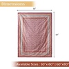 image:imageMaison d Hermine Throw Blanket for Couch Lightweight Soft Warm Breathable Cotton Throw Blankets for Bed Girls Boys Women Men Gifts Sofa Living Room Spring Summer Winter Mornings 50 X 60021  Fair Isle