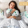 image:imageMaison d Hermine Throw Blanket for Couch Lightweight Soft Warm Breathable Cotton Throw Blankets for Bed Girls Boys Women Men Gifts Sofa Living Room Spring Summer Winter Mornings 50 X 60030  Snowy World