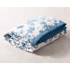 image:imageMaison d Hermine Throw Blanket for Couch Lightweight Soft Warm Breathable Cotton Throw Blankets for Bed Girls Boys Women Men Gifts Sofa Living Room Spring Summer Winter Mornings 50 X 60004  Bonobo  Blue