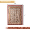 image:imageMaison d Hermine Throw Blanket for Couch Lightweight Soft Warm Breathable Cotton Throw Blankets for Bed Girls Boys Women Men Gifts Sofa Living Room Spring Summer Winter Mornings 50 X 60006  Jaipur