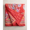 image:imageMaison d Hermine Throw Blanket for Couch Lightweight Soft Warm Breathable Cotton Throw Blankets for Bed Girls Boys Women Men Gifts Sofa Living Room Spring Summer Winter Mornings 50 X 60015  Happy Florals  Red