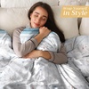 image:imageMaison d Hermine Throw Blanket for Couch Lightweight Soft Warm Breathable Cotton Throw Blankets for Bed Girls Boys Women Men Gifts Sofa Living Room Spring Summer Winter Mornings 50 X 60026  Ice Florals