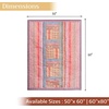 image:imageMaison d Hermine Throw Blanket for Couch Lightweight Soft Warm Breathable Cotton Throw Blankets for Bed Girls Boys Women Men Gifts Sofa Living Room Spring Summer Winter Mornings 50 X 60024  Ispahan