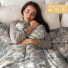 image:imageMaison d Hermine Throw Blanket for Couch Lightweight Soft Warm Breathable Cotton Throw Blankets for Bed Girls Boys Women Men Gifts Sofa Living Room Spring Summer Winter Mornings 50 X 60001  the Miller  Blue