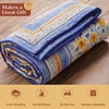 image:imageMaison d Hermine Throw Blanket for Couch Lightweight Soft Warm Breathable Cotton Throw Blankets for Bed Girls Boys Women Men Gifts Sofa Living Room Spring Summer Winter Mornings 50 X 60044  Girassol