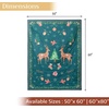 image:imageMaison d Hermine Throw Blanket for Couch Lightweight Soft Warm Breathable Cotton Throw Blankets for Bed Girls Boys Women Men Gifts Sofa Living Room Spring Summer Winter Mornings 50 X 60020  Hygge Christmas