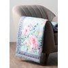 image:imageMaison d Hermine Throw Blanket for Couch Lightweight Soft Warm Breathable Cotton Throw Blankets for Bed Girls Boys Women Men Gifts Sofa Living Room Spring Summer Winter Mornings 50 X 60010  Sweet Rose Lavender  Blue