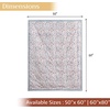 image:imageMaison d Hermine Throw Blanket for Couch Lightweight Soft Warm Breathable Cotton Throw Blankets for Bed Girls Boys Women Men Gifts Sofa Living Room Spring Summer Winter Mornings 50 X 60023  Nellore
