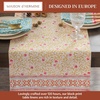 image:imageMaison dHermine Table Runner 100 Cotton Double Layer Table Runners 72 inches Long Decorative for Home Kitchen Dining Party Baby Shower Wedding Bridal Shower Carpo 1450 x 72
