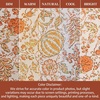 image:imageMaison dHermine Table Runner 100 Cotton Double Layer Table Runners 72 inches Long Decorative for Home Kitchen Dining Party Baby Shower Wedding Bridal Shower Pumpkin Spice 1450 x 72
