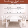 image:imageMaison dHermine Table Runner 100 Cotton Single Layer Table Runners 108 inches Long Decorative for Home Kitchen Dining Party Baby Shower Wedding Bridal Shower Vintage Harvest 1450 x 108