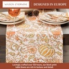 image:imageMaison dHermine Table Runner 100 Cotton Single Layer Table Runners 108 inches Long Decorative for Home Kitchen Dining Party Baby Shower Wedding Bridal Shower Pumpkin Spice 1450 x 108