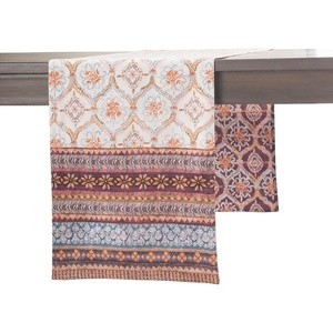 image:imageMaison d Hermine Table Runner 100 Cotton Double Layer Table Runners 72 inches Long for Thanksgiving Christmas Decorations Home Kitchen Dining Party Wedding Fair Isle 145 x 72