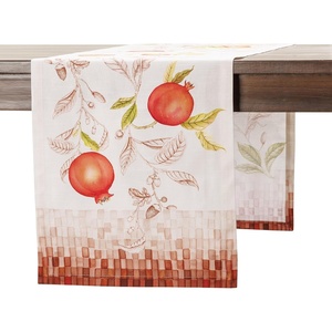 image:imageMaison dHermine Table Runner 100 Cotton Single Layer Table Runners 108 inches Long Decorative for Home Kitchen Dining Party Baby Shower Wedding Bridal Shower Vintage Harvest 1450 x 108