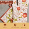 image:imageMaison d Hermine 100 Cotton Oven Mitt amp Pot Holder Set 75x13 amp 8x8 Heat Resistant BBQ Cooking Gloves with Loop Baking Grilling Kitchen Handling Hot Pans Vintage Harvest