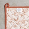 image:imageMaison d Hermine 100 Cotton Oven Mitt amp Pot Holder Set 75x13 amp 8x8 Heat Resistant BBQ Cooking Gloves with Loop Baking Grilling Kitchen Handling Hot Pans Vintage Harvest