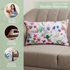 image:imageMaison d Hermine Decorative Pillow Covers 12 x 20 inch Rectangle 100 Cotton Throw Pillow Covers with Invisible Zipper for Living Room Couch Chair Sofas Spring Summer Chardon