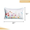 image:imageMaison d Hermine Decorative Pillow Covers 12 x 20 inch Rectangle 100 Cotton Throw Pillow Covers with Invisible Zipper for Living Room Couch Chair Sofas Spring Summer Summer Whisper