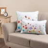 image:imageMaison d Hermine Decorative Pillow Covers 20 x 20 inch Square 100 Cotton Throw Pillow Covers with Invisible Zipper for Living Room Couch Chair Sofas Spring Summer Summer Whisper