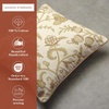 image:imageMaison d Hermine Decorative Pillow Covers 20 x 20 inch Square 100 Cotton Throw Pillow Covers with Invisible Zipper for Living Room Couch Chair Sofas Spring Summer Artisan Love  Cream