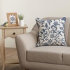 image:imageMaison d Hermine Decorative Pillow Covers 20 x 20 inch Square 100 Cotton Throw Pillow Covers with Invisible Zipper for Living Room Couch Chair Sofas Spring Summer Artisan Love  Norwegian Blue