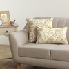 image:imageMaison d Hermine Decorative Pillow Covers 20 x 20 inch Square 100 Cotton Throw Pillow Covers with Invisible Zipper for Living Room Couch Chair Sofas Spring Summer Artisan Love  Cream