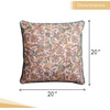 image:imageMaison d Hermine Decorative Pillow Covers 20 x 20 inch Square 100 Cotton Throw Pillow Covers with Invisible Zipper for Living Room Couch Chair Sofas Spring Summer Nila
