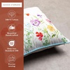 image:imageMaison d Hermine Decorative Pillow Covers 20 x 20 inch Square 100 Cotton Throw Pillow Covers with Invisible Zipper for Living Room Couch Chair Sofas Spring Summer Summer Whisper