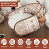 image:imageMaison d Hermine Double Oven Mitts 100 Cotton 7x35 Double Oven Mitt Heat Resistant BBQ Cooking Gloves with Loop Baking Grilling Home Kitchen Handling Hot Pans Allure