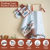 image:imageMaison d Hermine Oven Gloves 100 Cotton Oven Mitt 7 x 13 with Loop Heat Resistant BBQ Cooking Gloves Baking Grilling Kitchen Handling Hot Pans Pack of 1 Megeve