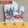 image:imageMaison d Hermine Oven Gloves 100 Cotton Oven Mitt 7 x 13 with Loop Heat Resistant BBQ Cooking Gloves Baking Grilling Kitchen Handling Hot Pans Pack of 1 Megeve