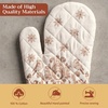 image:imageMaison d Hermine Oven Gloves 100 Cotton Oven Mitt 7 x 13 with Loop Heat Resistant BBQ Cooking Gloves Baking Grilling Kitchen Handling Hot Pans Pack of 1 Allure