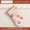 image:imageMaison d Hermine Oven Gloves 100 Cotton Oven Mitt 7 x 13 with Loop Heat Resistant BBQ Cooking Gloves Baking Grilling Kitchen Handling Hot Pans Pack of 1 Vintage Harvest