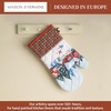 image:imageMaison d Hermine Oven Gloves 100 Cotton Oven Mitt 7 x 13 with Loop Heat Resistant BBQ Cooking Gloves Baking Grilling Kitchen Handling Hot Pans Pack of 1 Megeve