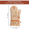 image:imageMaison d Hermine Oven Gloves 100 Cotton Oven Mitt 7 x 13 with Loop Heat Resistant BBQ Cooking Gloves Baking Grilling Kitchen Handling Hot Pans Pack of 1 Pumpkin Spice