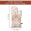 image:imageMaison d Hermine Oven Gloves 100 Cotton Oven Mitt 7 x 13 with Loop Heat Resistant BBQ Cooking Gloves Baking Grilling Kitchen Handling Hot Pans Pack of 1 Allure