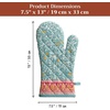 image:imageMaison d Hermine Oven Gloves 100 Cotton Oven Mitt 7 x 13 with Loop Heat Resistant BBQ Cooking Gloves Baking Grilling Kitchen Handling Hot Pans Pack of 1 Carpo