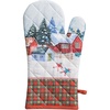 image:imageMaison d Hermine Oven Gloves 100 Cotton Oven Mitt 7 x 13 with Loop Heat Resistant BBQ Cooking Gloves Baking Grilling Kitchen Handling Hot Pans Pack of 1 Megeve