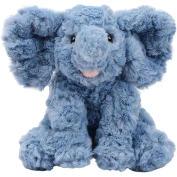 Hopearl Adorable Plush Calf Elephant Toy Floppy Elephish Ultra Soft Stuffed Animal for Boys Girls Kids Toddlers Blue 9Blue