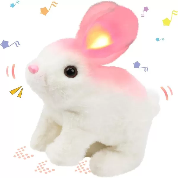 LED Ears Bunny-White